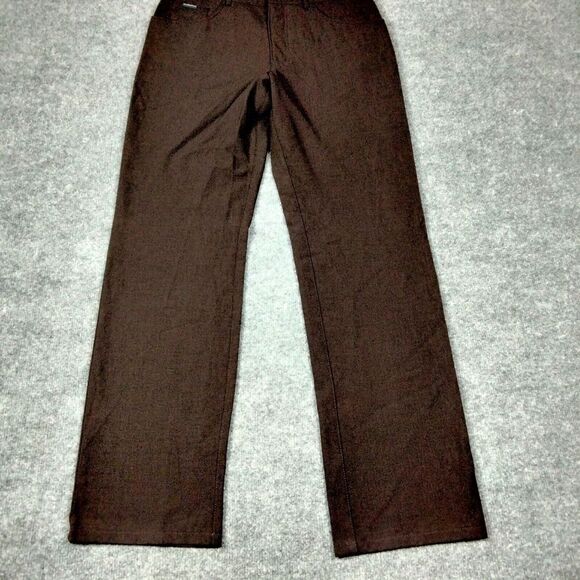 Alberto Tom Pants Mens Sz 33 Brown Golf Comfort Fit Ceramica Solid - Picture 3 of 16